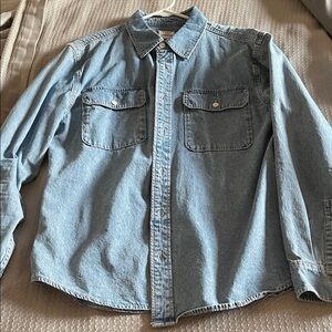 Flint and Tinder washed denim shirt
